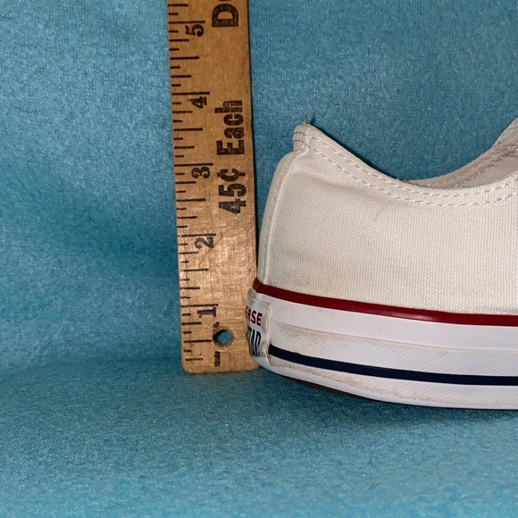 CONVERSE Chuck Taylor All Star low top unisex white flawed men’s 10 women’s 12 - Picture 11 of 12